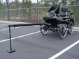 Pair Marathon Carriage with Pair Shaft Pole Connected